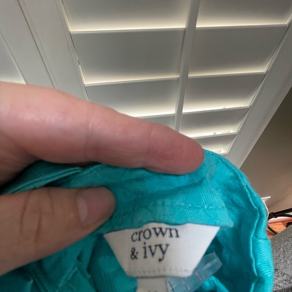 Crown & Ivy Teal Midi Dress - Picture 6 of 6